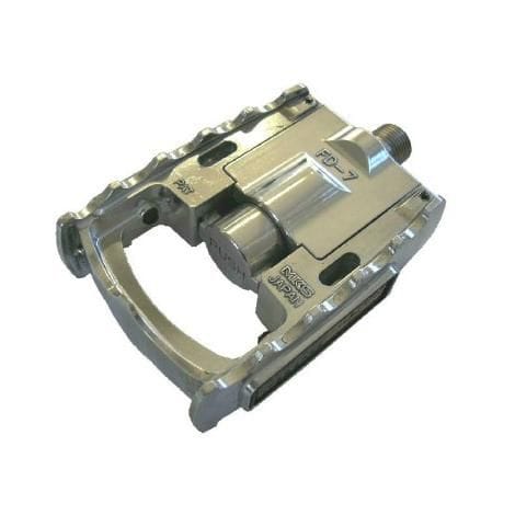 MKS FD-7 Folding Pedal: SILVER 9/16" | Swinnerton Cycles