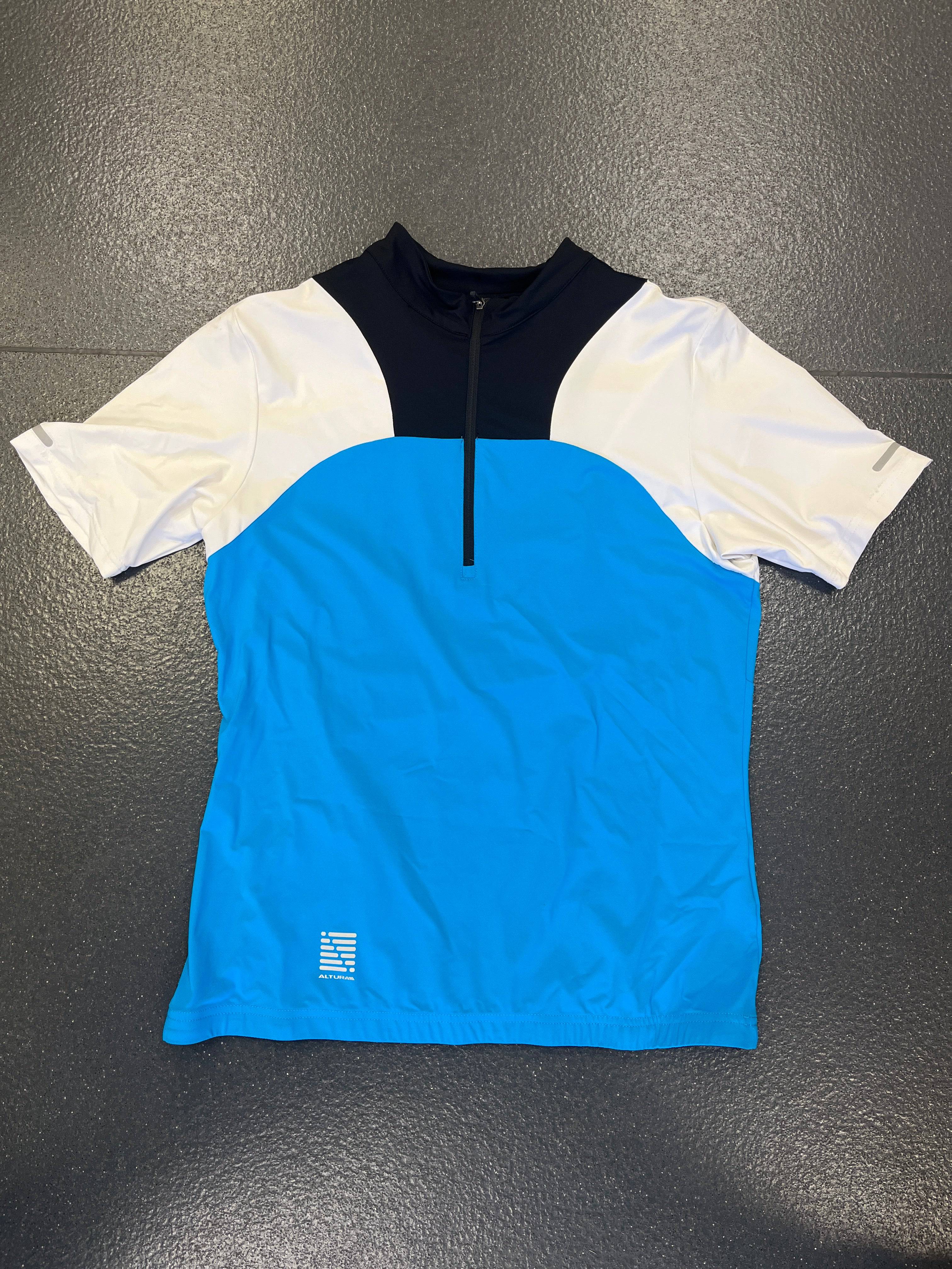 Altura Women'S Synchro Short Sleeve Jersey Dynamic Blu/Blk/Wht 18 | Swinnerton Cycles