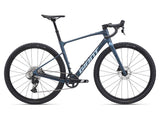 Giant Revolt Advanced 1 gravel bike with adjustable wheelbase and integrated storage compartment, suitable for versatile riding.