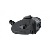 Topeak Drybag Wedge waterproof bike seat pack with quick release, includes strap and tail light attachment for cycling accessories.
