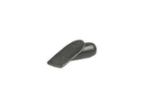Trek black front derailleur top tube frame plug for main triangle entry hole on bicycle frame, component for bike maintenance.