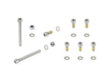 Trek Fetch+ 4 front steer cable mount hardware kit in chrome with M8 x 20mm bolts for e-bike components.