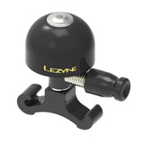 Lezyne Classic Brass Bike Bell with clear sound and easy handlebar mount, designed as a durable cycling accessories.