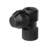 Topeak Nano Airbooster L CO2 inflator in black with Presta and Schrader valve adapters for bike tire inflation