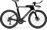 Merida Time Warp Tri Limited triathlon bike with Shimano Ultegra Di2 R8100 and Vision Metron S-Bend cockpit, high-performance racing bike