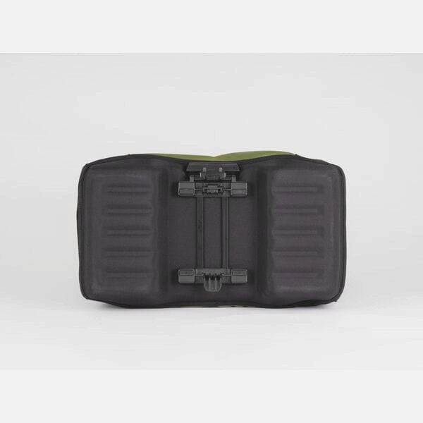 AtranVelo PULSE AVS 36L Duffle Bag in black with AVS mounting system, designed for durable outdoor gear transport.