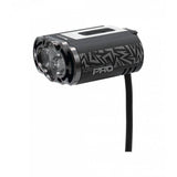 Moon Sport Canopus Pro 6000lm bike light with remote and quick-release mounts, showing the high-powered LED light and mounting accessories.