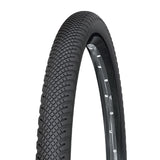 Michelin Country Rock 27.5x1.75 mountain bike tire for hard terrain and asphalt riding, showing tread pattern and sidewall details.