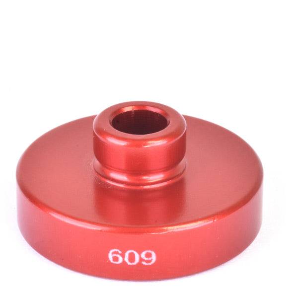 Wheels Manufacturing 609 Open Bore Adapter for small bearing press, workshop tool for bike maintenance and bearing replacement.