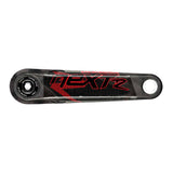 Race Face Next R 136mm carbon MTB crank arms with Cinch technology, lightweight and durable bike component for mountain biking.
