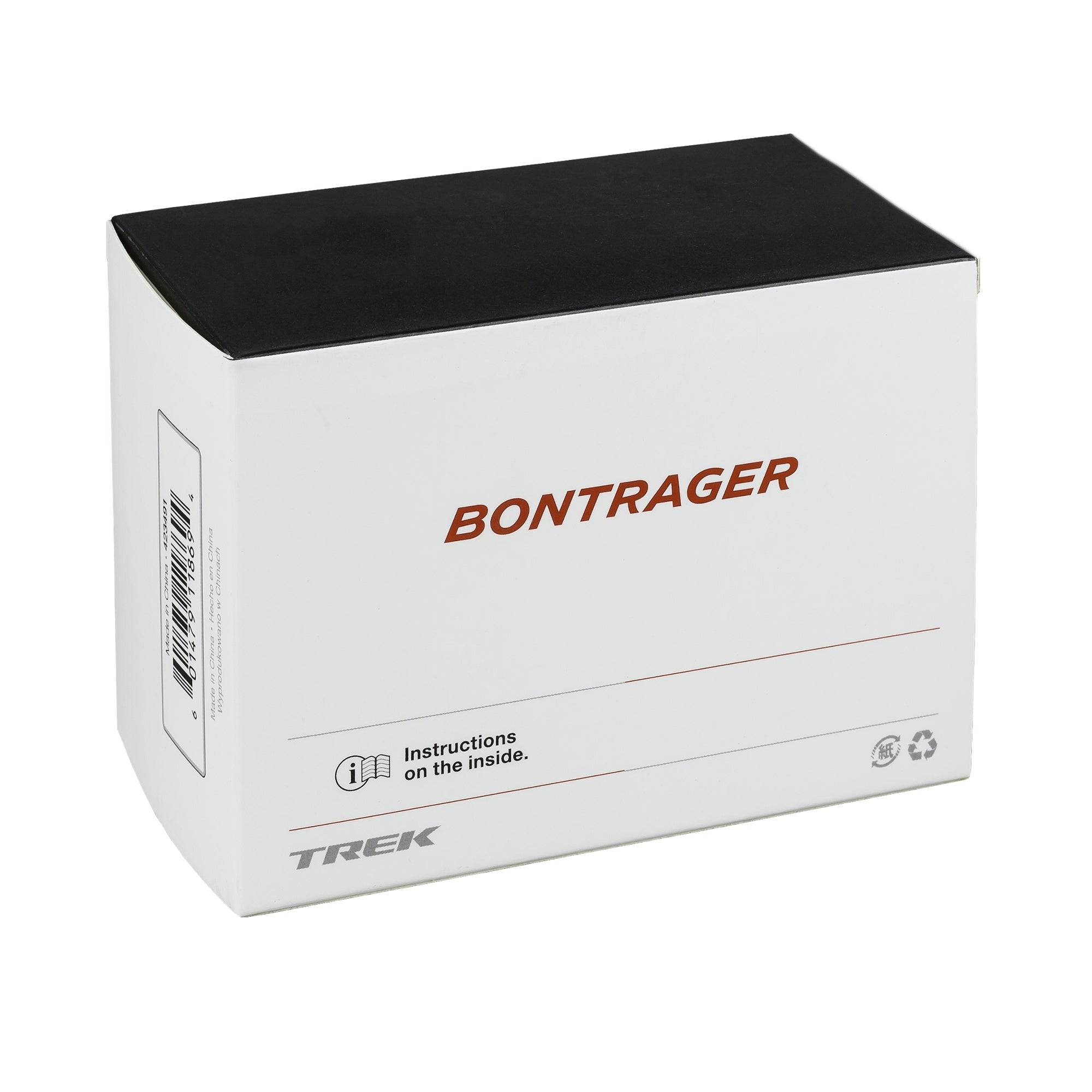 Bontrager 26-inch bicycle tube with self-sealing Schrader valve, black, 35mm length, suitable for 1.75-2.125 inch tires