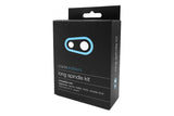 Crankbrothers long spindle and refresh kit for pedal Q-factor upgrade, silver and black bicycle components.