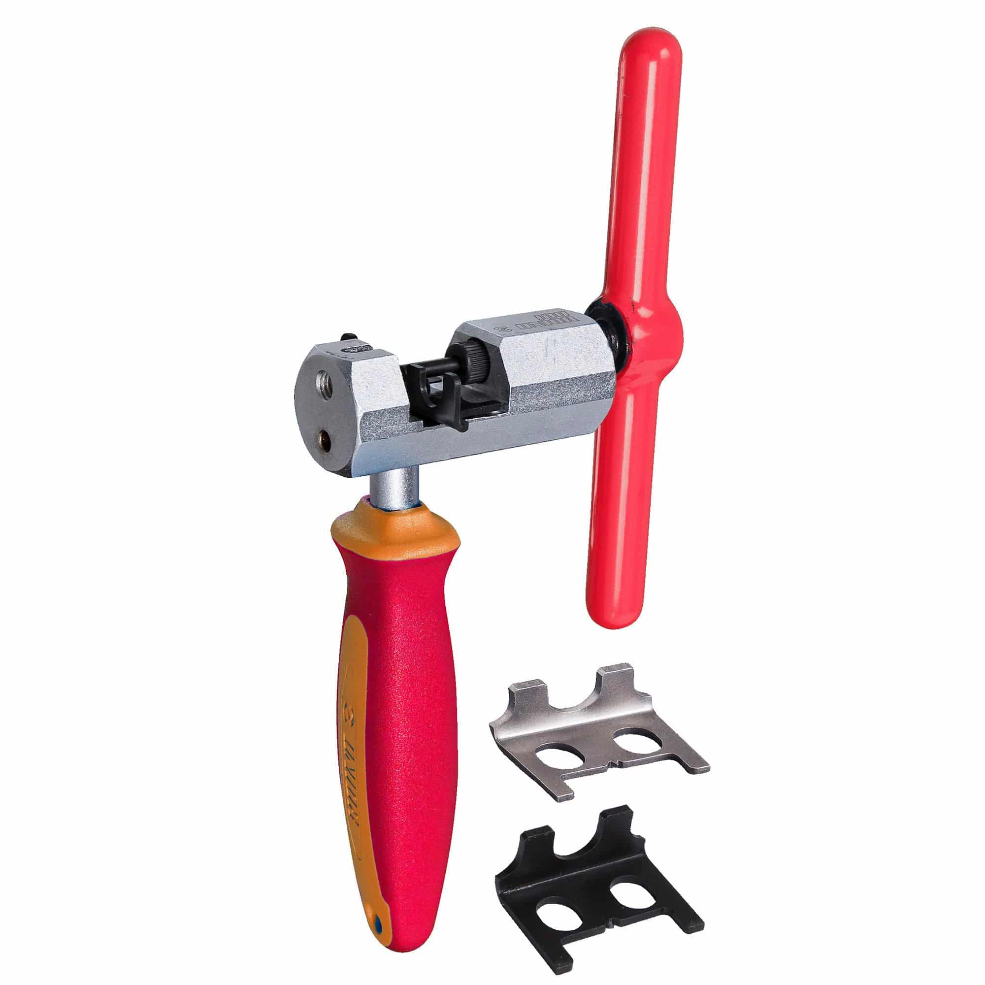 UNIOR Master Chain Tool RED for 6-12 speed bike chains, compatible with SRAM AXS, used for bike chain maintenance and repair