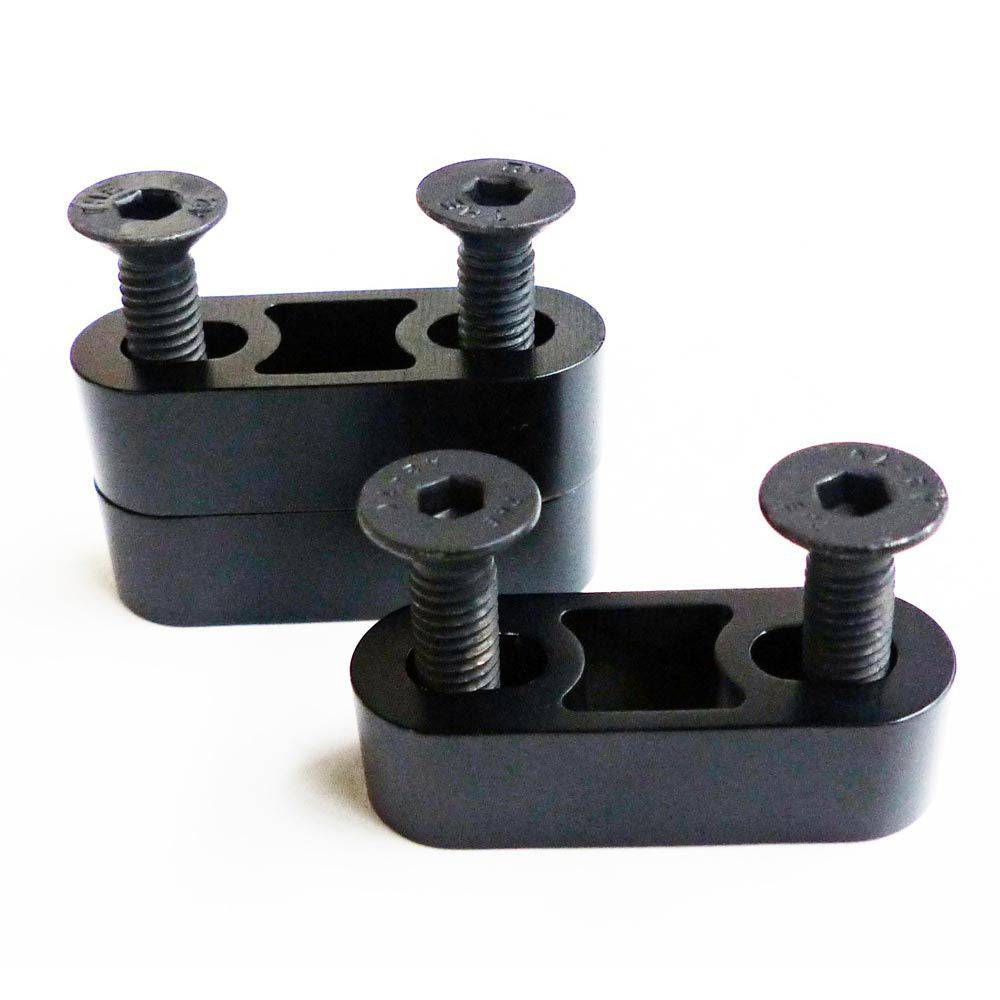 Redshift Sports Riser Kit for road handlebar with adjustable stack height up to 22mm, component for bike handlebars.