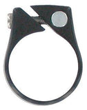Bontrager Carbon Friendly Seatpost Clamp for bike components, showing a secure, lightweight seatpost accessory with branding.