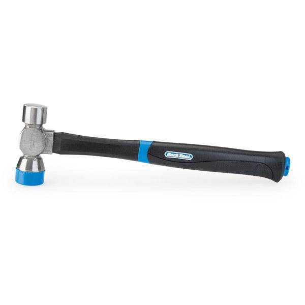 Park Tool HMR-8 workshop hammer with 8oz head and replaceable non-marring composite tip, ideal for bike maintenance and repair.