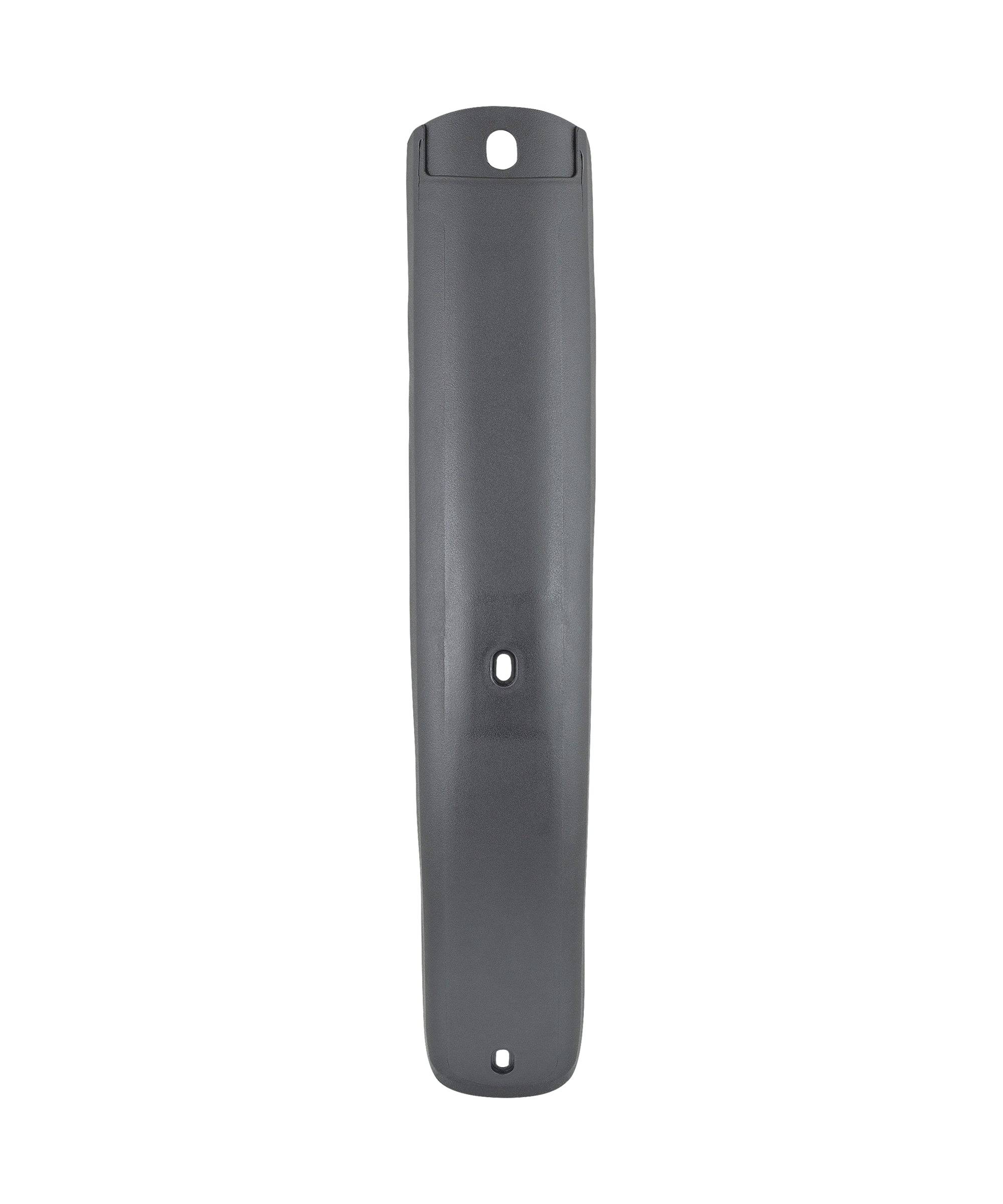 Trek Fuel EX 29 Aluminum lower downtube armor in black, protective bike component for mountain bike frame protection.