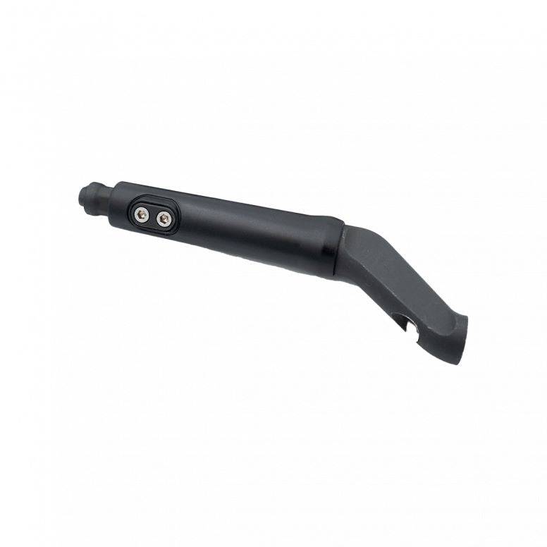 Black Kids Ride Shotgun Pro Left Leg replacement spare accessory for kids' ride-on vehicles, designed for easy attachment.