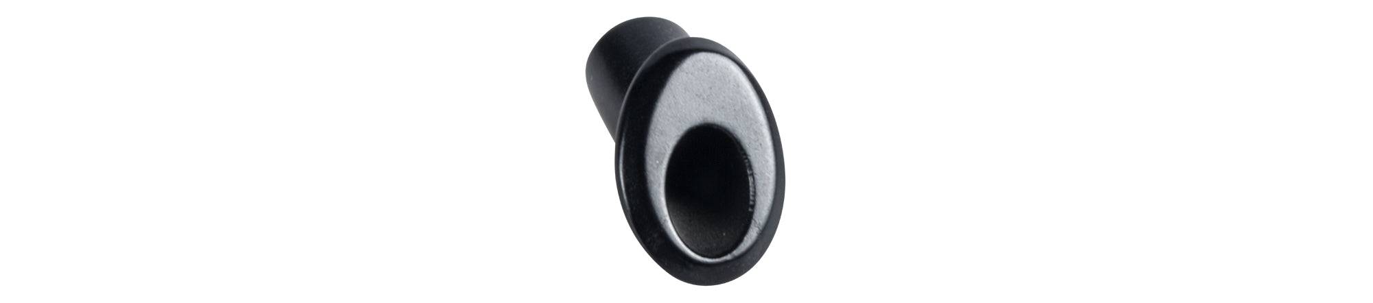 Trek Madone black DT cable stop for cable management on bike components, compatible with Trek road bikes.