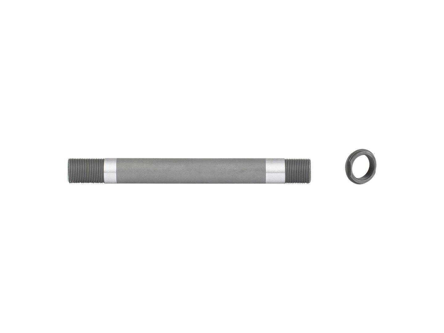 Bontrager RX-342 rear hub axle kit in silver for bike rear wheel, 142mm OLD, component replacement for bike maintenance