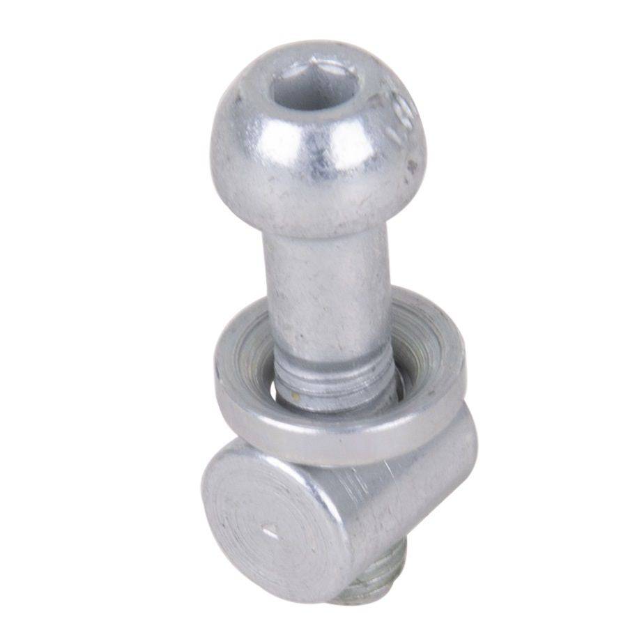 Thomson spare collar replacement bolt, washer, and nut set for seatpost stability, shown in a close-up image.