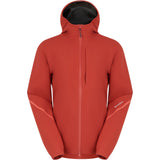 Madison Roam women's 2-layer waterproof cycling jacket with reflective details, shown on a model in a city street setting.