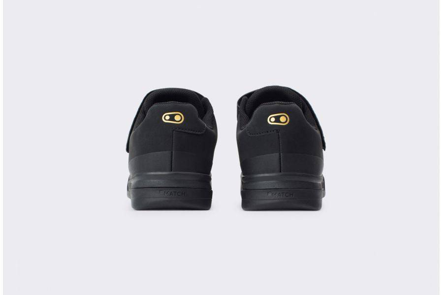 Crank Brothers Mallet BOA MTB cycling shoes with Match Box sole for mountain biking, shown in black with BOA dial closure.