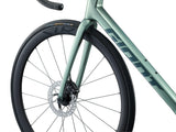 Giant TCR Advanced 0-PC road bike with aerodynamic frame and lightweight build, designed for racing performance.