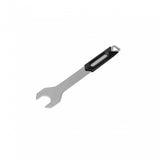 Topeak 32mm open wrench for bike maintenance, black workshop tool with ergonomic handle and open-ended design.