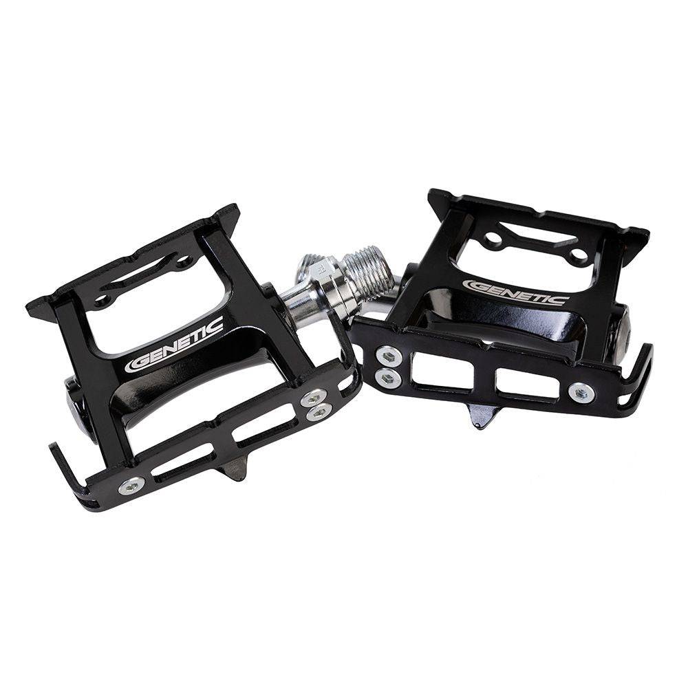 Genetic Track Pro SB flat pedal with sealed bearings and 9/16" spindle for BMX or mountain bike components.