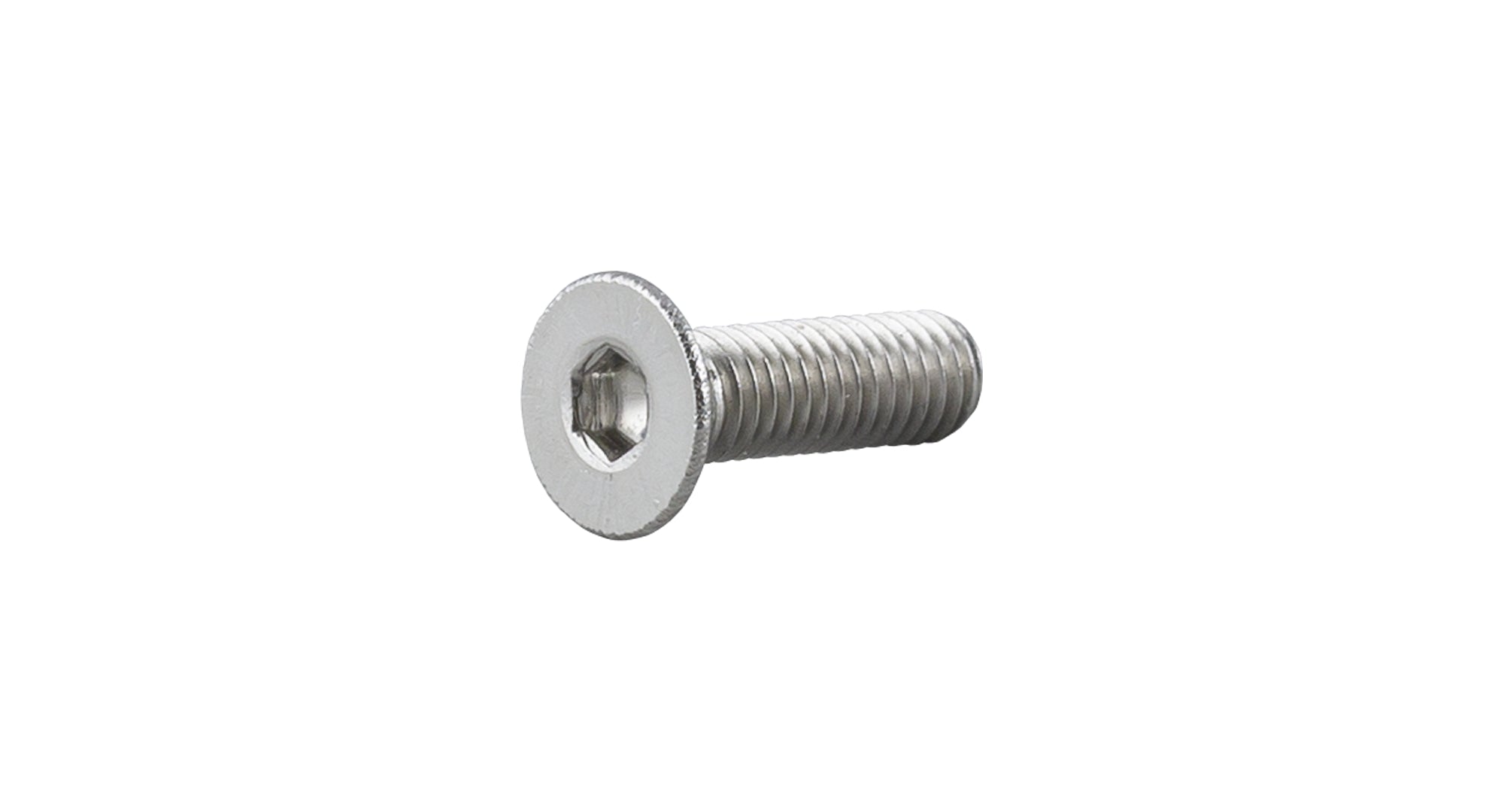 Trek Madone 6 stainless steel top tube cable stop bolt, M3 x 10mm, for bike component replacement, shown on a bicycle frame.