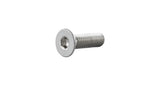 Trek Madone 6 stainless steel top tube cable stop bolt, M3 x 10mm, for bike component replacement, shown on a bicycle frame.