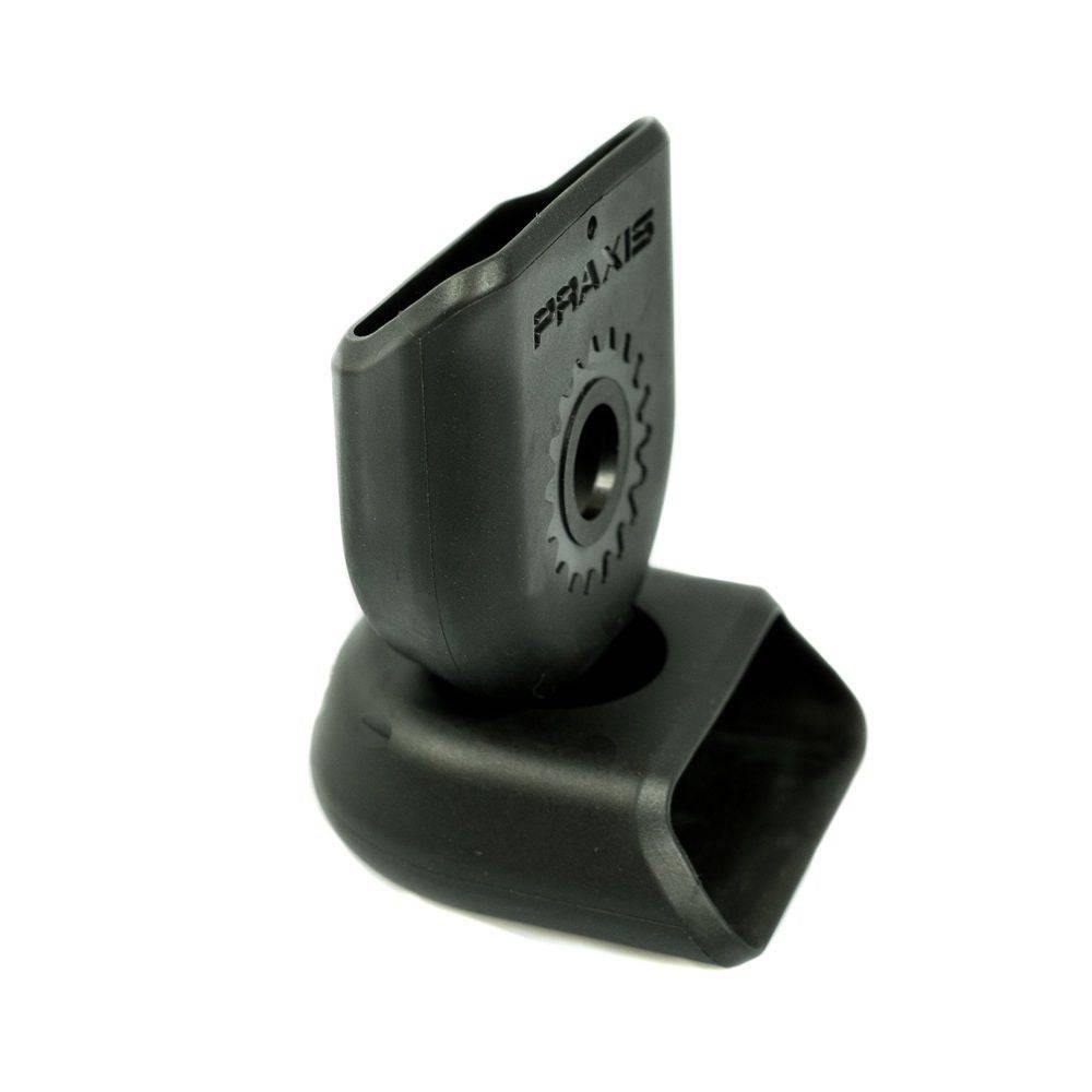 Praxis Works spare crank boots for GIRDER, Brose, and Spesh Carbon eCrank protection, shown in a close-up image of the components.