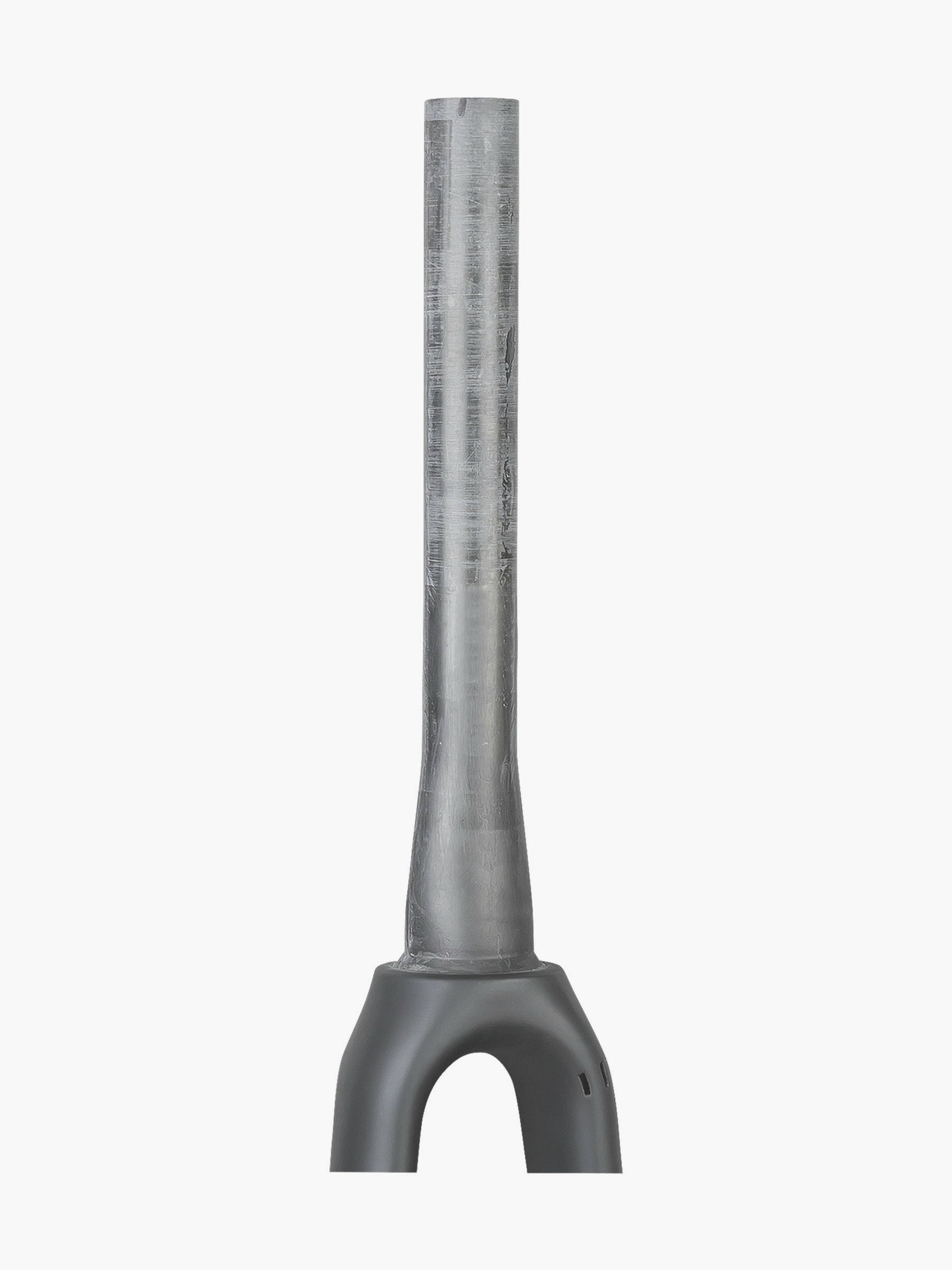 Trek Emonda SLR 7 Disc road bike forks with 700C wheels, showcasing lightweight carbon components for precise steering and control.