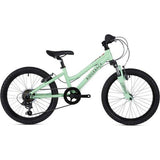 Ridgeback Harmony kids bike for ages 6-10 with lightweight aluminium frame, colorful design, and training wheels.