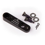 Shimano flat mount disc brake adapter for 160mm rotor, compatible with flat mount frames, shown on a bicycle brake system.
