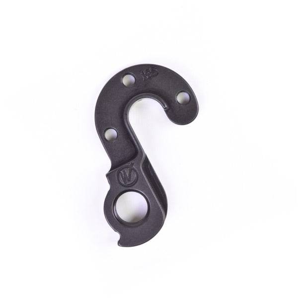 Wheels Manufacturing CNC machined derailleur hanger replacement for bicycle dropouts, component part for bike repair and upgrades.