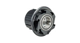 Bontrager Rapid Drive downhill 7-speed freehub body in black, 157mm OLD, compatible with mountain bike components.