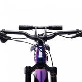 Kids Ride Shotgun 2.0 child bike seat handlebars in black with 250mm length and 19mm grips, designed for kids' bike accessories.