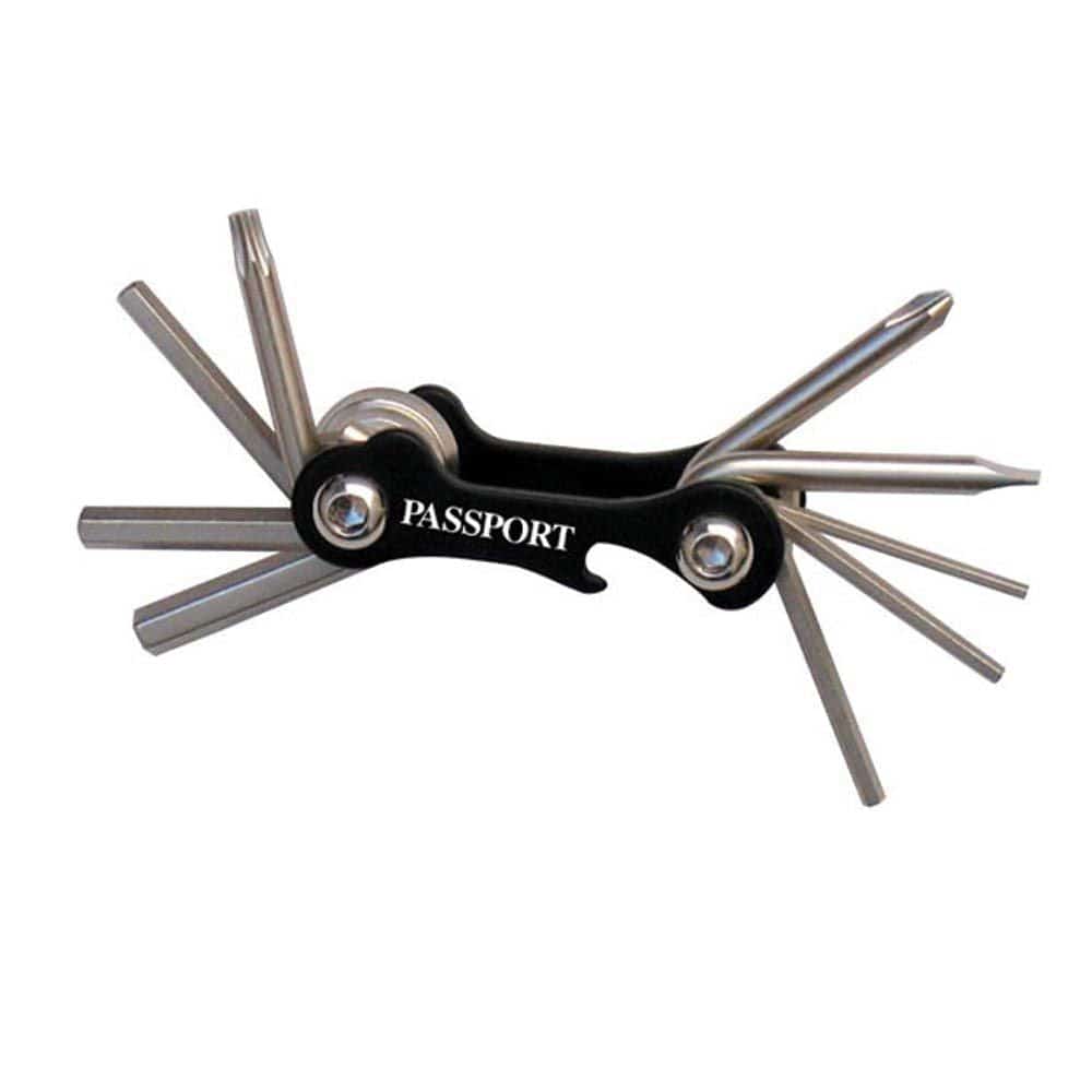 Passport Tools Fast Pass Micro Tool with 10 functions, compact workshop multi-tool for repairs and small tasks.
