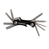 Passport Tools Fast Pass Micro Tool with 10 functions, compact workshop multi-tool for repairs and small tasks.