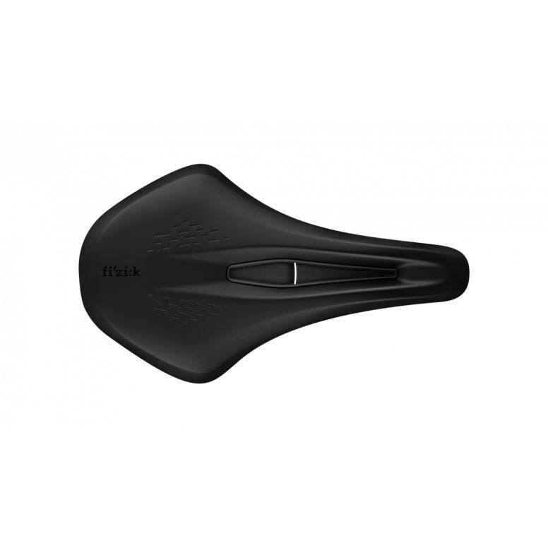 Fizik Terra Argo X3 gravel bike saddle with ergonomic cut-out and comfort features, designed for gravel cycling.