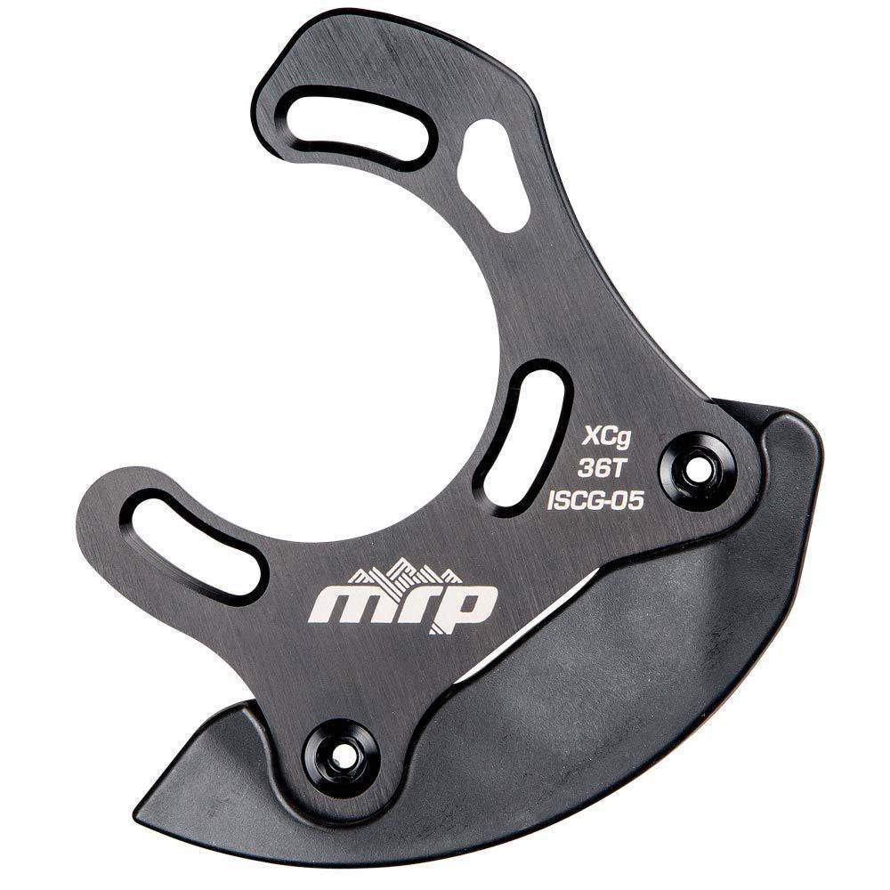 MRP XCG V2 chain device with 36t sprocket and replaceable nylon skid for bike protection, showcasing its durable components.