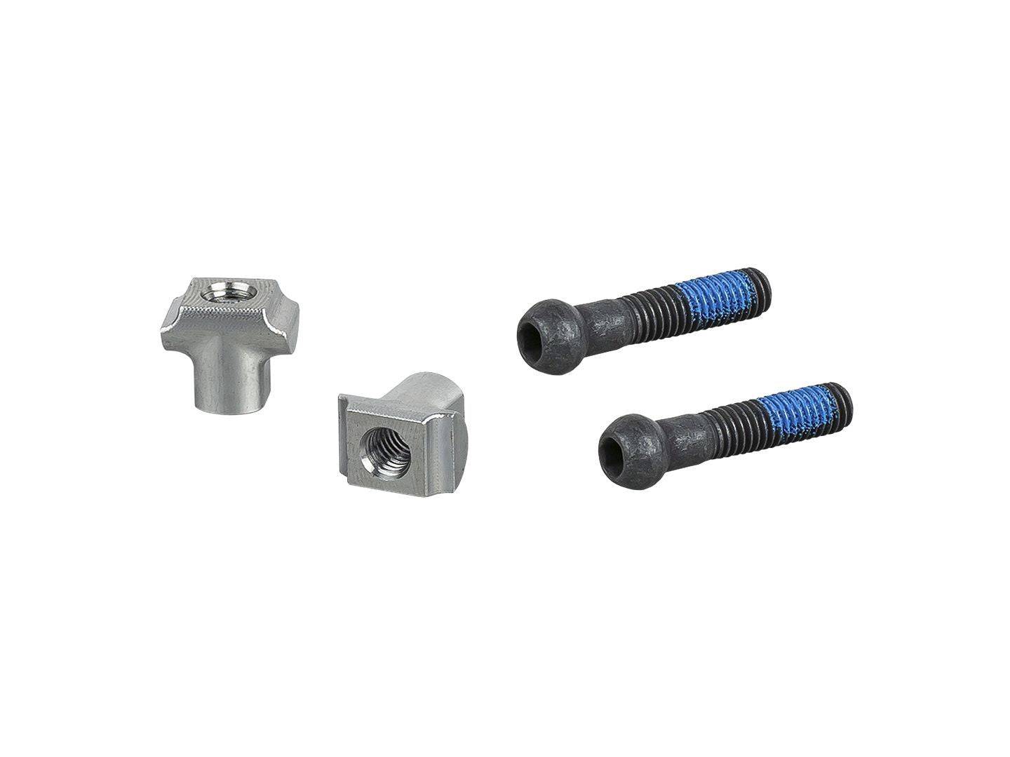 Trek Speed Concept aerobar fastener kit with silver 6mm bolt and T-nut, compatible with 2014+ model bikes.