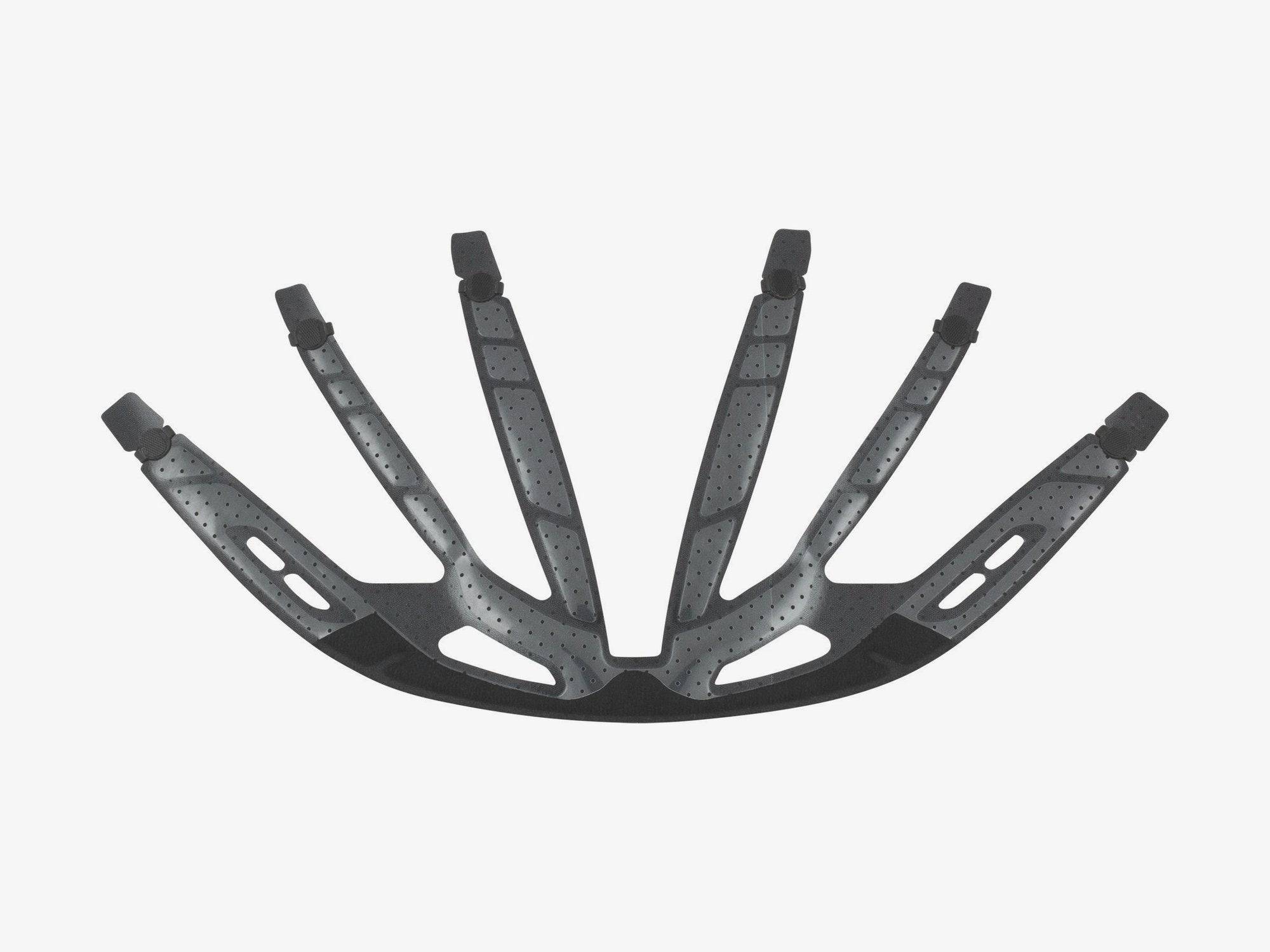 Red Trek Velocis Mips helmet medium fit pad, replacement cycling accessory, shown in close-up view.