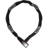 ABUS Catena 6806K/85 BK flexible bike security chain lock with black woven steel chain and protective cover.