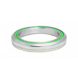 Cane Creek 40 Series 42mm headset bearing with 6.5mm spacers, suitable for bike steering, showing bearing and spacers in use