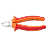 UNIOR 160mm red diagonal cutting nippers for precise wire cutting, workshop tool with ergonomic handle design.