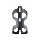 Topeak Shuttle Cage black water bottle cage mounted on bike frame, durable accessory with easy mounting system.