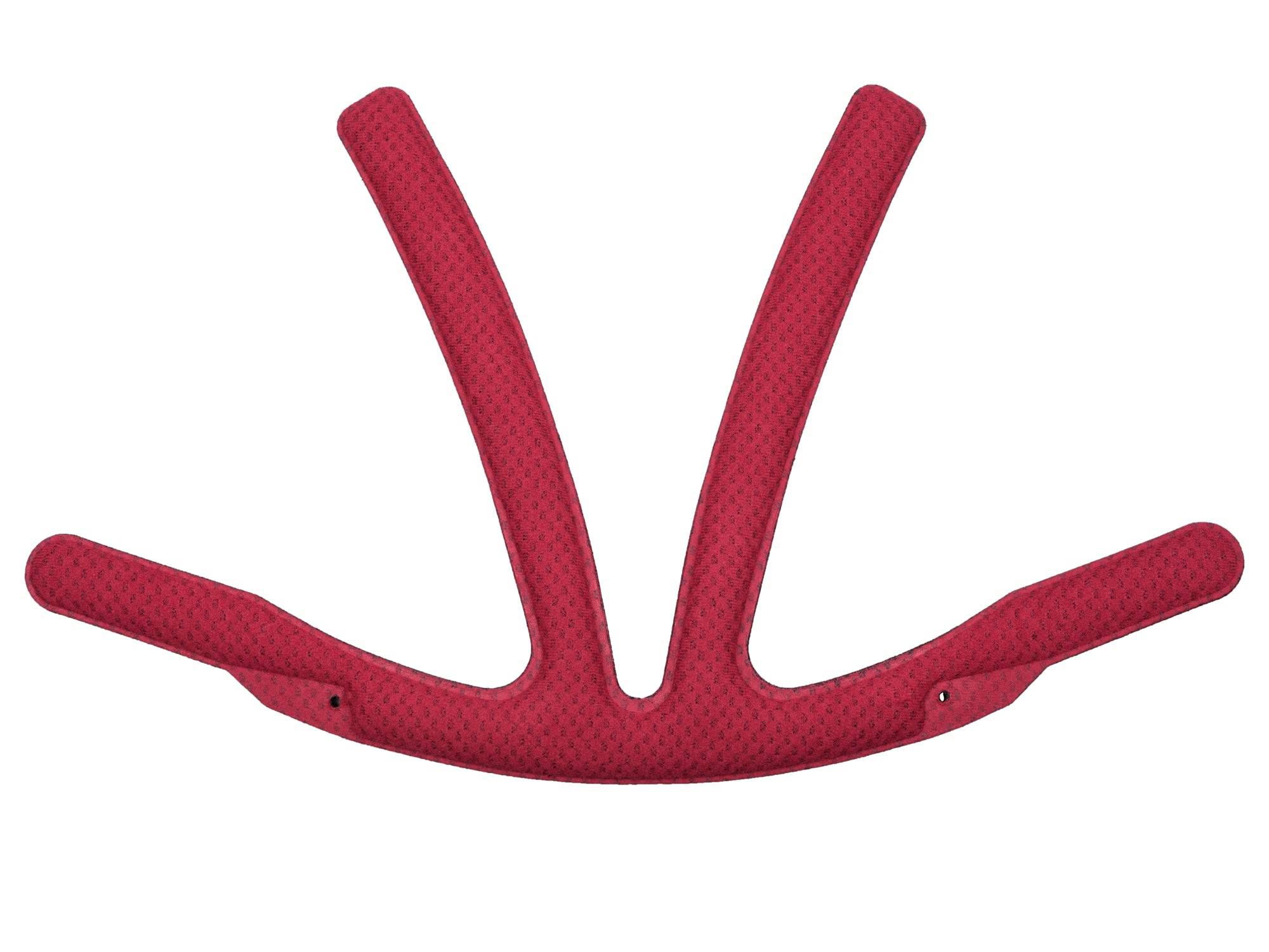Bontrager Aeolus bike helmet replacement fit pad kit showing soft foam and fabric padding for helmet comfort and fit.